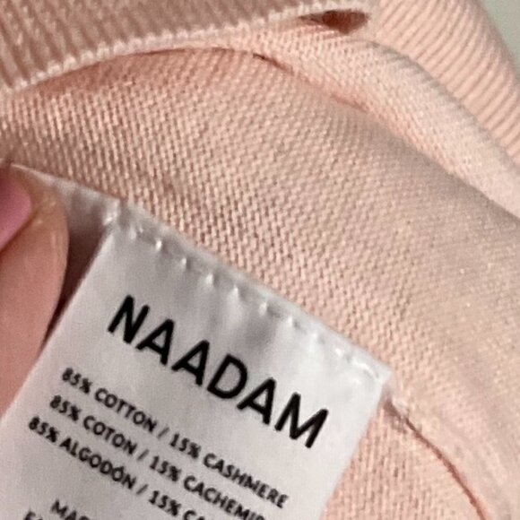 Naadam Crewneck sweater in peach color size S - Picture 5 of 5
